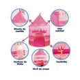 thumbnail image 2 of Casa de Campaña para Niños de Castillo de Princesas para Juego de Niños para Jugar en Interiores y Exteriores. Bluelander  Castillo Rosa, 2 of 6
