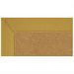 Linon Home - Natural Wool Rug with Jute Backing, Cork/Gold Border