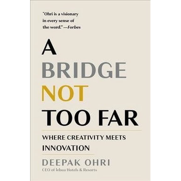 A Bridge Not Too Far: Where Creativity Meets Innovation -- Deepak Ohri