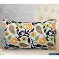 thumbnail image 2 of Premium Indoor/Outdoor Throw Pillows with Inserts for Patio Furniture, Chairs, and Indoor Décor |18''X18'' | 12''X20'' ORANGE 12X20, 2 of 5