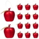 thumbnail image 1 of Decoraciones del festival de colgantes colgantes en forma de manzana de manzana de manzana de navidad de 24 pc, 1 of 6
