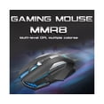 thumbnail image 4 of ZUOYA MMR8 Wired Mouse Luminous RGB Light Effect LED 4800DPI USB Optical Gaming Mice for Computer - Black, 4 of 5