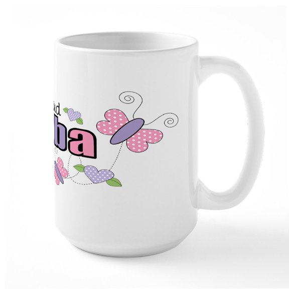 CafePress - Mug Baba Mugs - 15 oz Ceramic Large White Novelty Mug