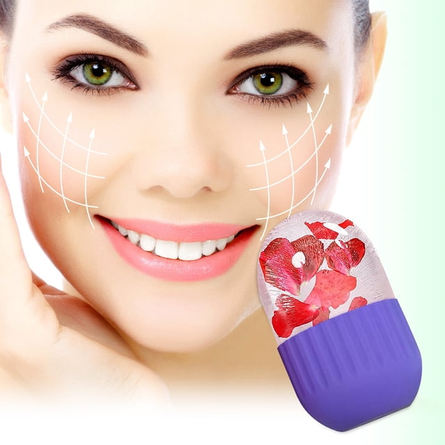 Fiudx Rodillo de Hielo, Innovadora Herramienta Facial de Hielo, Versátil Rodillo para Aliviar El Cuello y Los Ojos, Experiencia de Enfriamiento Personalizable, Refresca Tu Rutina de Belleza, Esencial