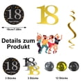 thumbnail image 1 of 18-year-old birthday party 12 piece PVC spiral pendant set, 1 of 7