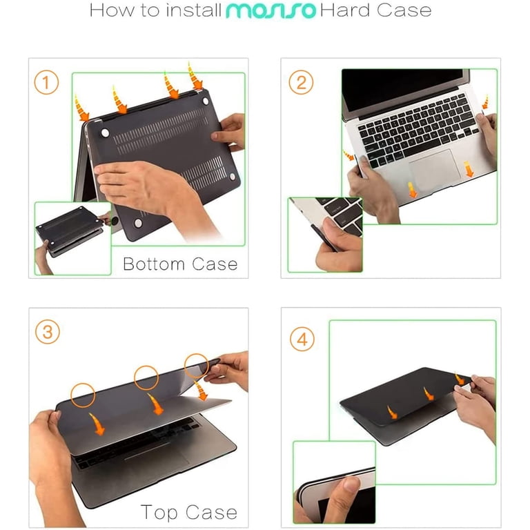 Mosiso MacBook Air A1466/A1369 Plastic Hard Cover Case Model 13 in