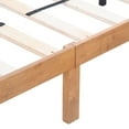 thumbnail image 7 of Tcbosik Wood Bed Frame Queen Size, Modern Platform Bed, No Box Spring Needed, Natural, 7 of 7