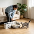 thumbnail image 5 of 2 In 1 Cat Litter Scoop With Storage Box Wall Hanging Cat Litter Shovel Waste Remover Portable Cat Cleaning Tool For Daily Cat Care Odor Control, 5 of 6