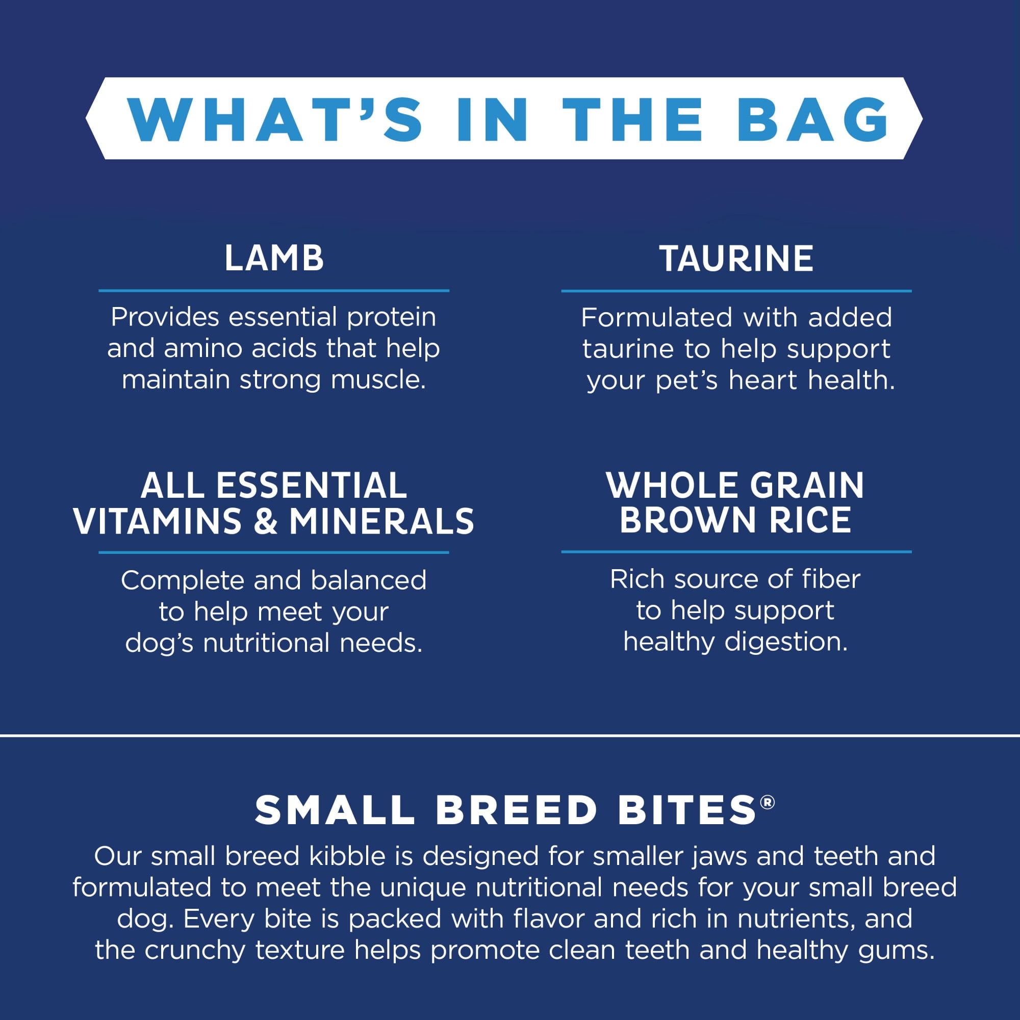 Natural Balance L.I.D. Limited Ingredient Diets Dry Dog Food, 12 Pounds, Lamb & Brown Rice Small Breed Formula