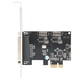 thumbnail image 1 of Ccdes S erounder Tarjeta de expansión PCIE a Paralelo, Adaptador de Puerto Paralelo PCI Express a DB25 LPT con Soporte de Perfil bajo para Windows, para OS X y para Linux, SPP/EPP/ECP ANGGREK Ocean Broad Surfboard Fins, 1 of 7