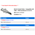 thumbnail image 2 of Idle Air Control Valve - Compatible with 1988 - 1990 Ford Bronco II 2.9L V6 1989, 2 of 2