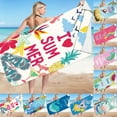 thumbnail image 5 of Moocorvic Oversized Beach Towels 30x60inch, Summer Beach Essentials Travel Swimming Pool Lightweight Colorful Bath Towel Sandproof Sun-protective, 5 of 6