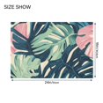 thumbnail image 6 of Ryvnso Elegant Tropical Floral-t9 Bathroom Shaggy Rugs Toilet U Shape Mat Soft Contour Rug 20"x24", 6 of 9