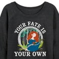 thumbnail image 3 of Disney Brave - Merida Your Fate Is Your Own - Women's Lightweight French Terry Long Sleeve Shirt, 3 of 5