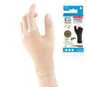 Neo-G Wrist and Thumb Support for Arthritis, Joint Pain, Tendonitis, Sprain - Wrist Brace Wrist Compression Hand Support - L - Beige