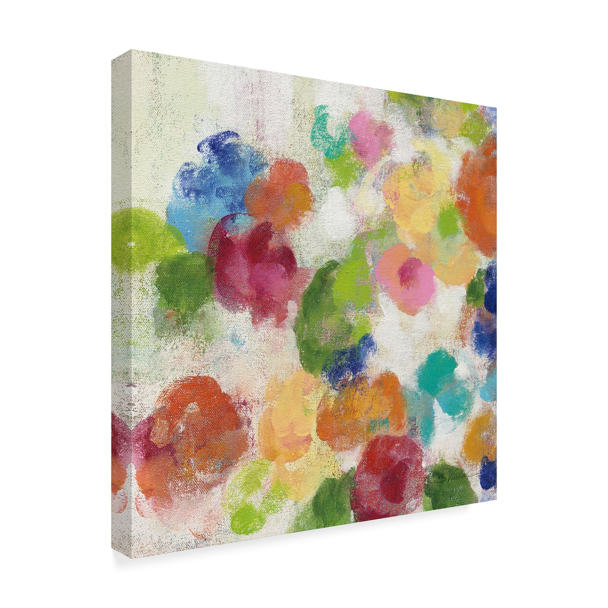 Trademark Fine Art 'Hydrangea Bouquet I Square I' Canvas Art by Silvia Vassileva