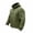 Green, variant on Odeerbi Hooded 2025 Casual Outwear Jackets for Men Outdoor Warm Inner Liner Fleece Jacket Cold Proof Stormsuit Hood Jacket Solid Color Hooded Jacket Green
