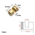 thumbnail image 2 of 110 Thumb Stud Push Cutter Button 416 Steel Material 110 Screw Pusher Screw, 2 of 7