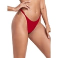 thumbnail image 3 of RELLECIGA Women's High Cut Thong Bikini Bottom, 3 of 6