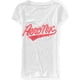 thumbnail image 1 of Camiseta gráfica con cuello en V, Aeropostale, Mujer, Blanco, Talla Mediana, 1 of 1