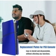 thumbnail image 6 of Disc Edition Cover Plates for PS5 Slim Console, Shell Panels Compatible with Playstation 5 Slim Accessories Protective Replacement Faceplate (Cobalt Blue), 6 of 14