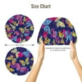 thumbnail image 5 of Yiaed Paint Butterflies Print Satin Bonnet Silk Bonnet Hair Bonnet for Sleeping Hair Bonnets, 5 of 6