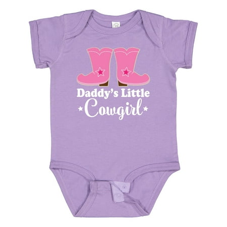

Inktastic Daddys Little Cowgirl Gift Baby Girl Bodysuit