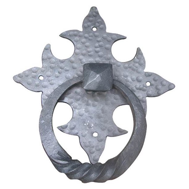 9.63 in. Hand Iron Door Knocker