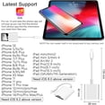 thumbnail image 4 of Sd Card Reader for iPhone iPad Camera, Dual Card Slot Memory Card Reader Supports SD and TF Card Trail Camera Viewer Sd Card Adapter Portable Micro Sd Card Reader, 4 of 8