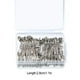 thumbnail image 4 of Qarigey Pin de Metal para ropa, 100 piezas, artesanía de costura, alfileres artesanales, suministro de acolchado, sastre profesional para el Accesorios de disfraces, 4 of 6