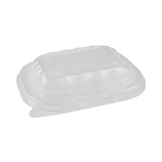 Pactiv PET Plastic Clamshell Food Container Clear, 1 pt., 516/Case