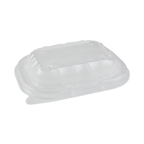 Pactiv Evergreen EarthChoice Entree2Go Takeout Container Vented Lid, 5.65 x 4.25 x 0.93, Clear, 600/Carton -PCTYCNV6X4PPDL