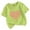 Green, variant on AWZXDE Girls Loe Print Short Sleeve T Shirt Oversized Casual Top For Spring Summer Loose Fit Girls Tops For Kids Youth 8-14 Years Yellow,10-11 Years