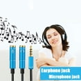 thumbnail image 4 of 3.5mm Headset Microphone Audio Cable 3.5mm Audio Cable Headphone Cord [Yue Xinghui] Notebook Computer Headset Microphone Headset 2 In 1 Conversion Cable Karaoke 3.5mm Audio Cable, 4 of 6