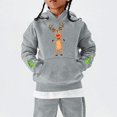 thumbnail image 2 of Mercatoo Boys Girls Christmas Reindeer Sweatshirt with Pocket Teen Cute Hoodies Long Sleeve Pullover Shirts Cotton Clothes, 2 of 5