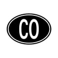 thumbnail image 1 of Colombia Oval Sticker Decal Die Cut - Self Adhesive Vinyl - Weatherproof - Made in USA - Many Color and Sizes - country code co euro, 1 of 6