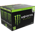 thumbnail image 5 of Monster Energy, Original Green, Energy Drink, 12 fl oz, 12 cans, 5 of 12