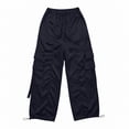thumbnail image 5 of FNFYFH Cargo Pants Women Baggy Parachute Pants for Women Streetwear Y2K Outfits Hiking Camping Essentials, 5 of 8