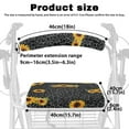 thumbnail image 3 of COEQINE Leopard Sunflower Walker Seat Cushion Rollator Walker Seat Set of 2 Piece Rest Cover Daisies Rollator Seat Covers for Women Rollator Walker Accessories for Seniors, 3 of 7