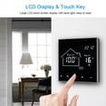 thumbnail image 2 of Tuya Smart Thermostat for Water Floor Heating, LCD Touch Screen, Energy Efficient, Remote Temperature Control, 2 of 5
