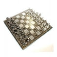 thumbnail image 3 of Premium Brass Made Chess Board Game Set + All Brass Pieces (12 INCHES BY 12 INCHES ), 3 of 5