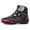 Noir et Rouge, variante sur Bottes de Moto JG Wolves - Confort et Aventure Toutes Saisons - Chaussures de Randonnée et de hors Route Imperméables - pour Hommes et Femmes, Noir et Rouge, 41