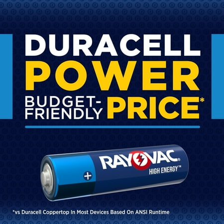 Rayovac High Energy AA Batteries (4 Pack), Double A Batteries