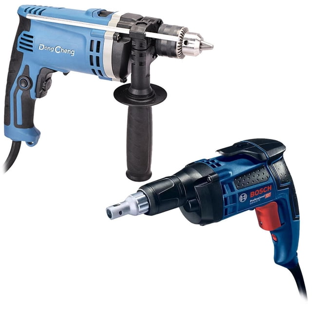 Atornillador y Rotomartillo DongCheng GSR6-25 701W 710W Azul Estandar