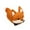 fox shaped, variant on KLKCMS Funny Animal Slippers Lightweight Soft Cute for Apartment Diningroom Living Room fox shaped