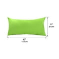 thumbnail image 3 of PiccoCasa 300 Thread Count Egyptian Contton Pillowcases Pack of 2, King+(20"x40"), Green, 3 of 4