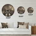 thumbnail image 4 of Designart 'Monochrome Brooklyn Bridge in NYC USA ' Modern Wood Wall Clock, 4 of 5