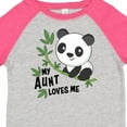 thumbnail image 4 of Inktastic My Aunt Loves Me Cute Panda Boys or Girls Toddler T-Shirt, 4 of 5