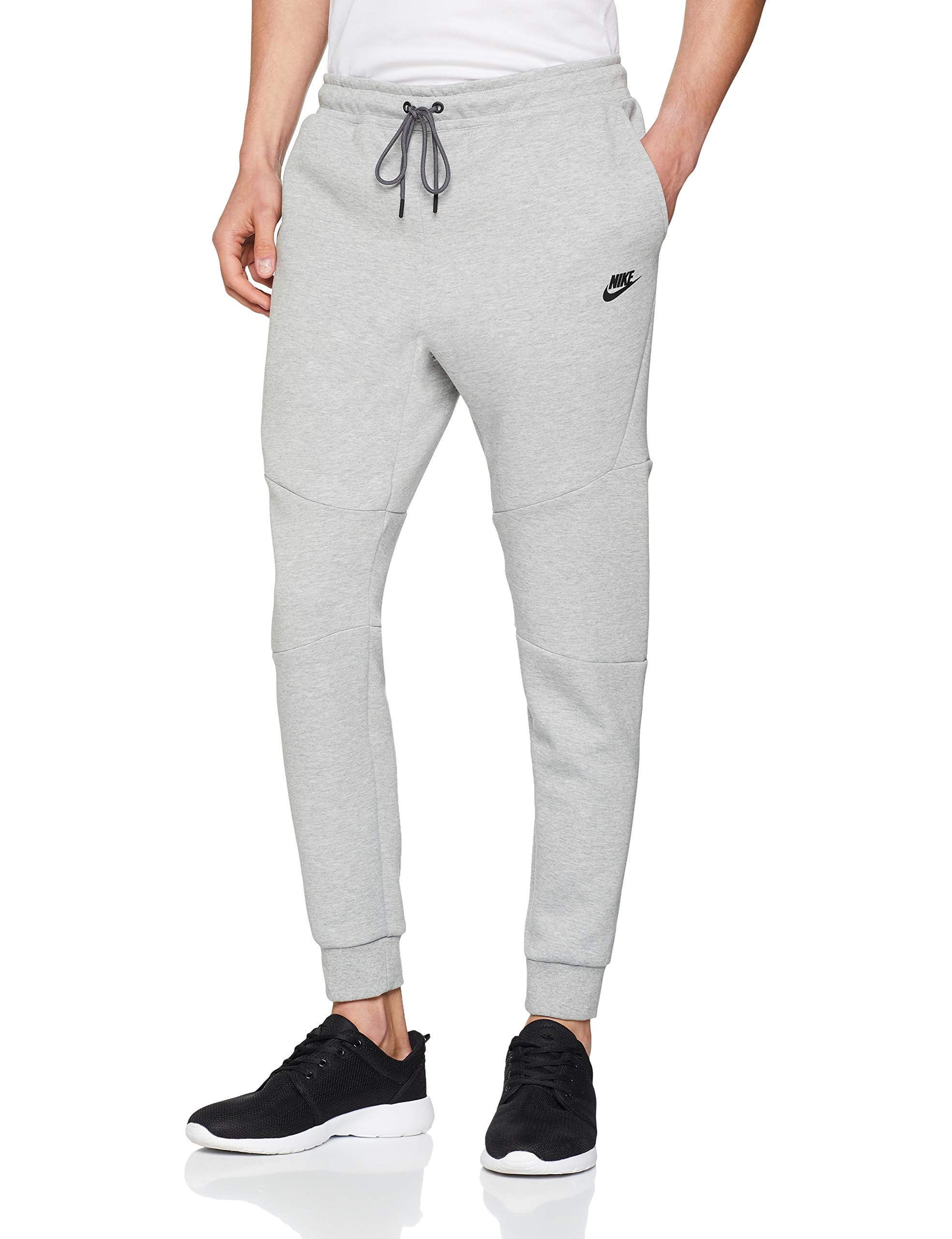 nike tech fleece joggers light grey