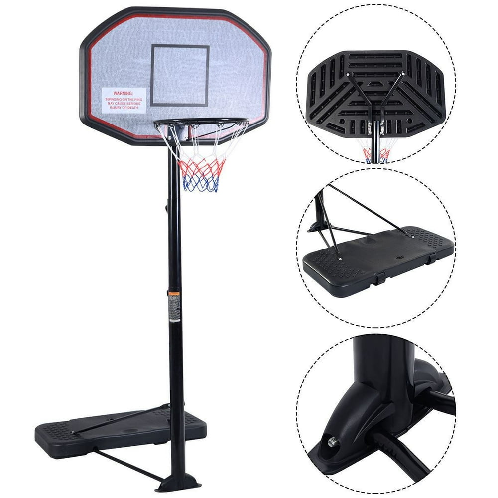Basketball Hoop 43'' Adjustable Height 10FT